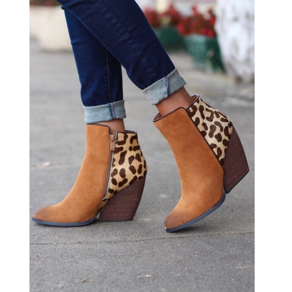 very volatile leopard booties